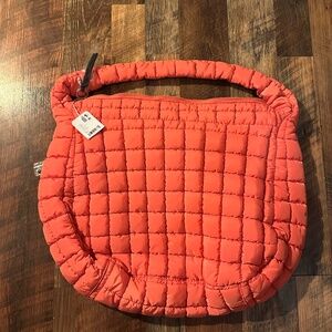 Hot Coral Free People FP Movement Bag
